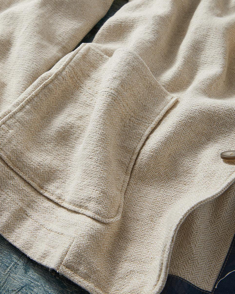 Floral Lining Patch Pocket Jacket