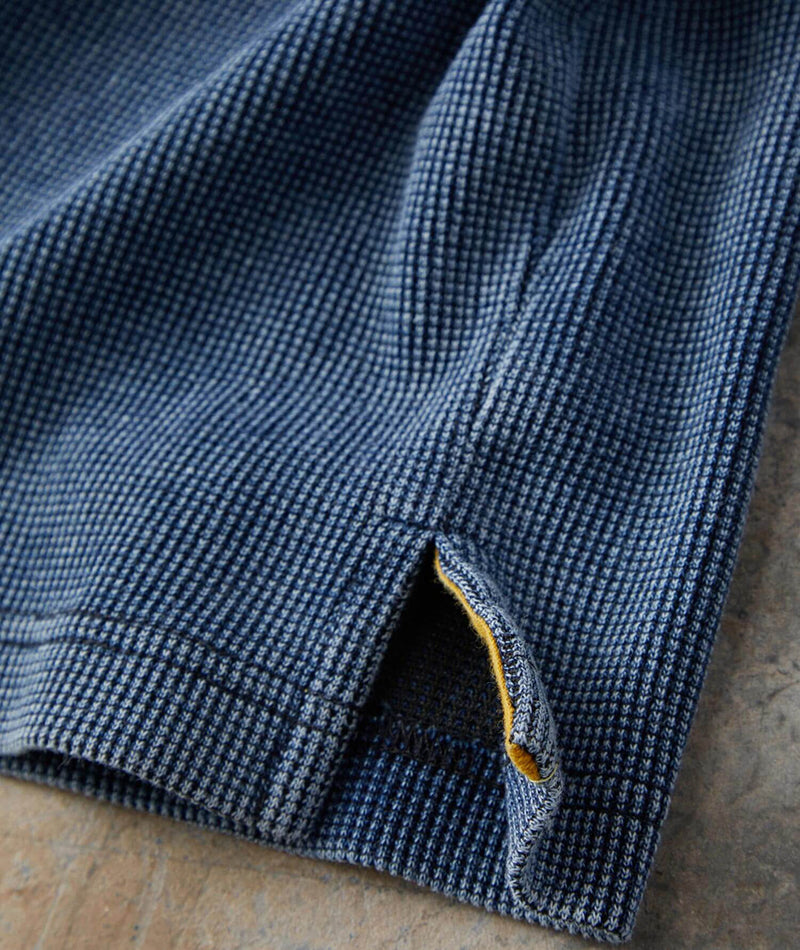 Textured Washed Knit Polo