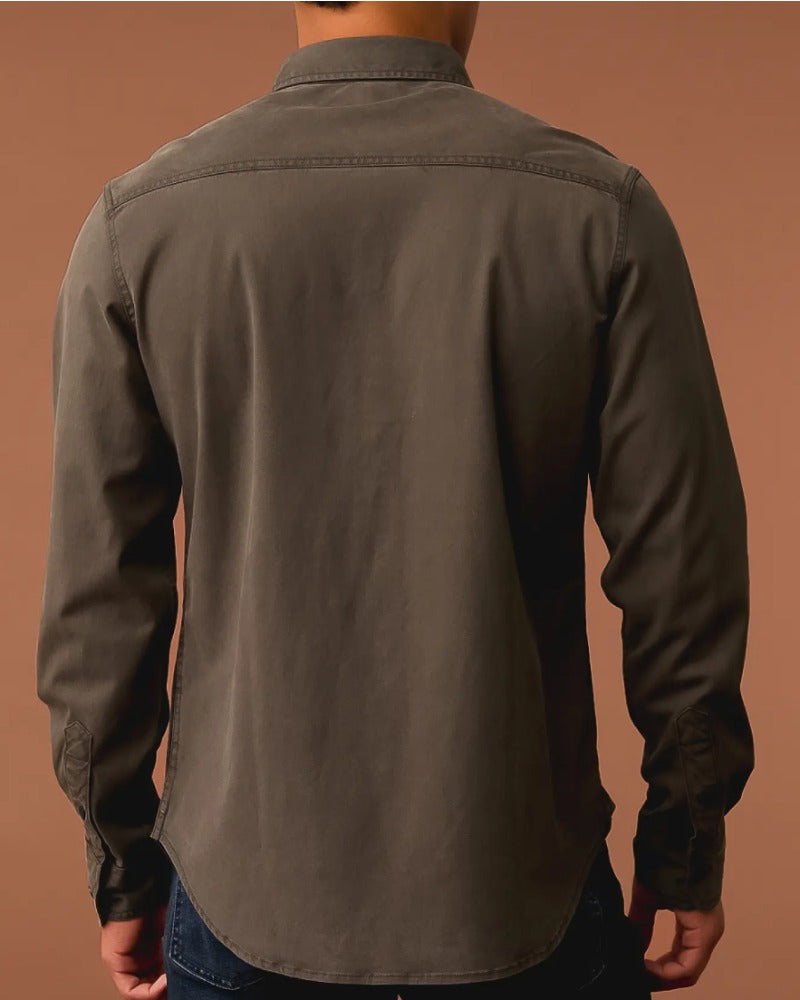 Washed Athletic Stretch Shirt