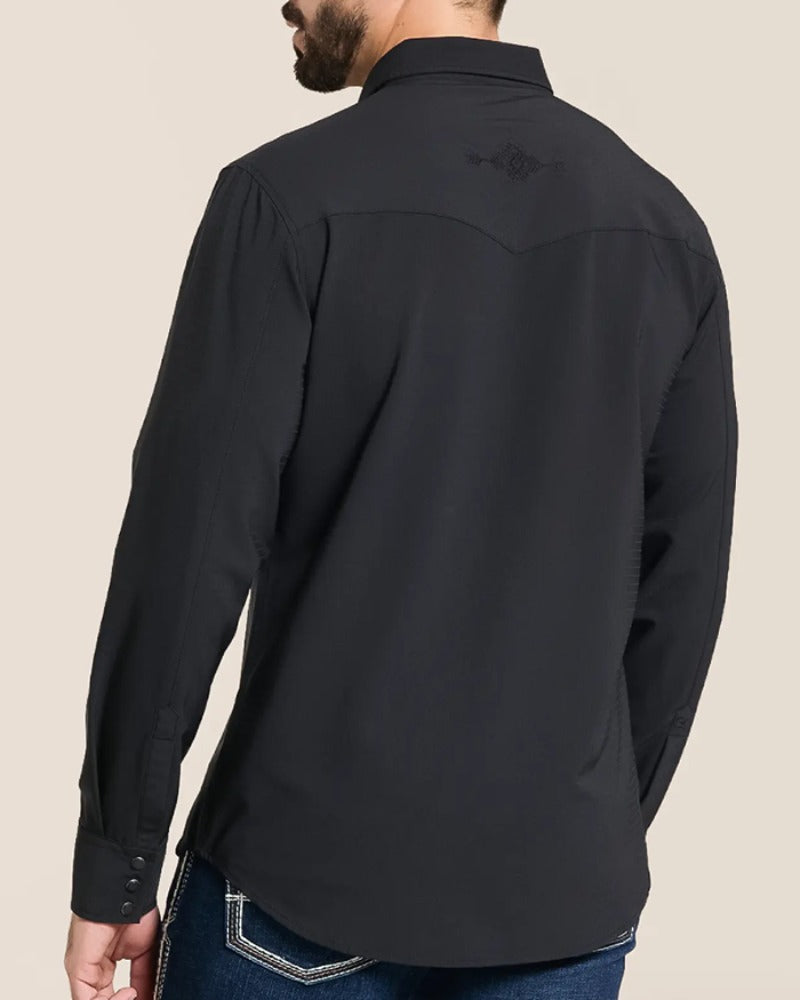 Men's Western Casual Long Sleeve Shirt