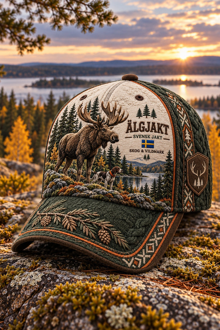 Swedish Moose Hunting Trucker Hat