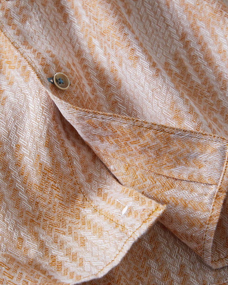 Short Sleeve Jacquard Shirt