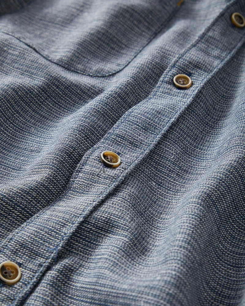 Long Sleeve Mélange Stripe Shirt