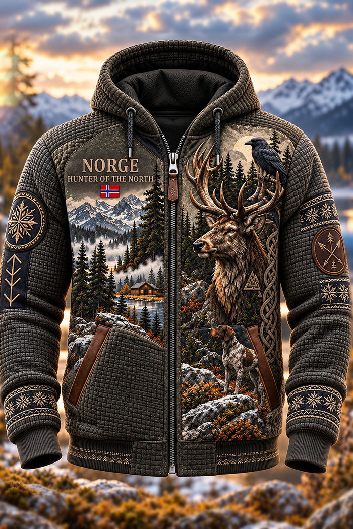 Norwegian Forest Hunting Hooded Jacket
