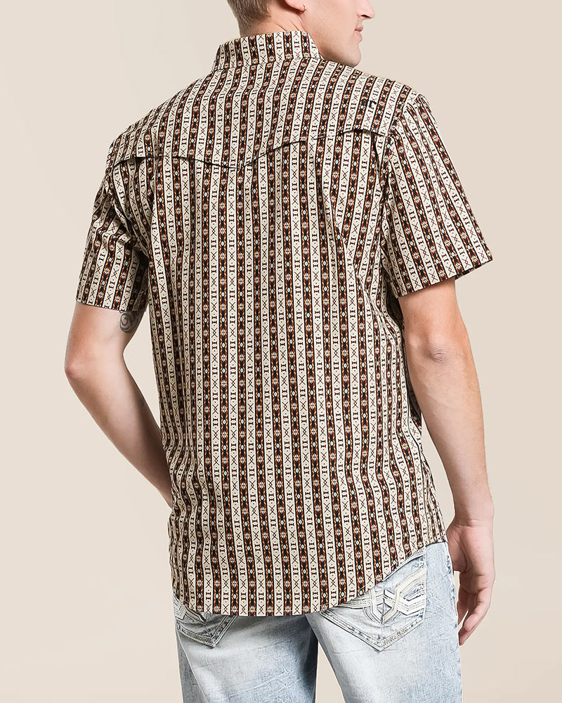 Southwestern Printed Short Sleeve Shirt