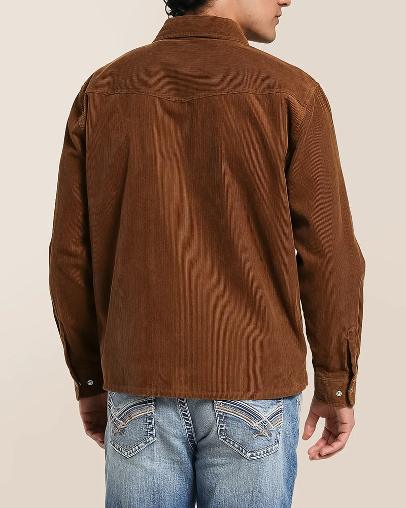 Snap Buttoned Long Sleeve Shirt