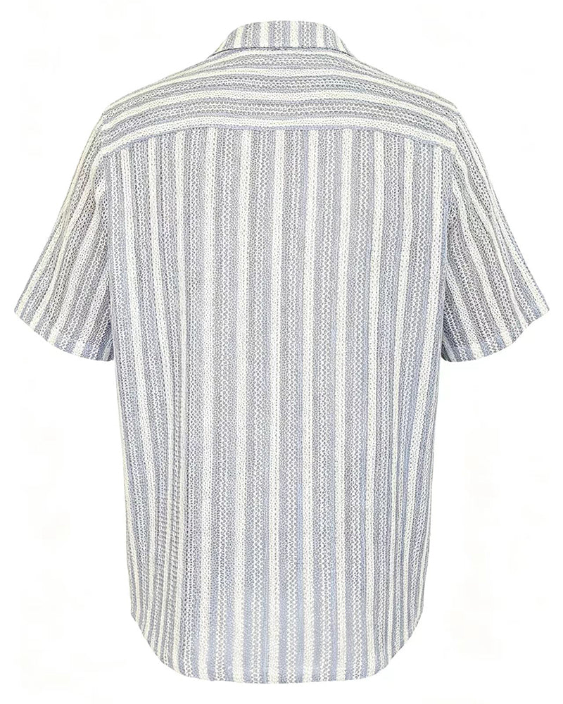Men's Light Blue Stripe Shirt