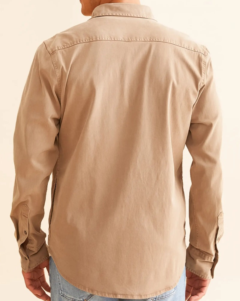 Washed Athletic Stretch Shirt