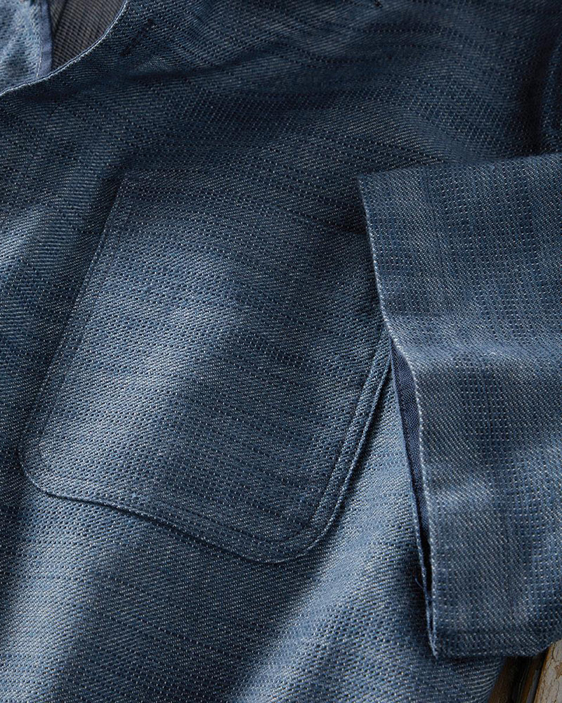 Textured Short Sleeve Pocket Shirt