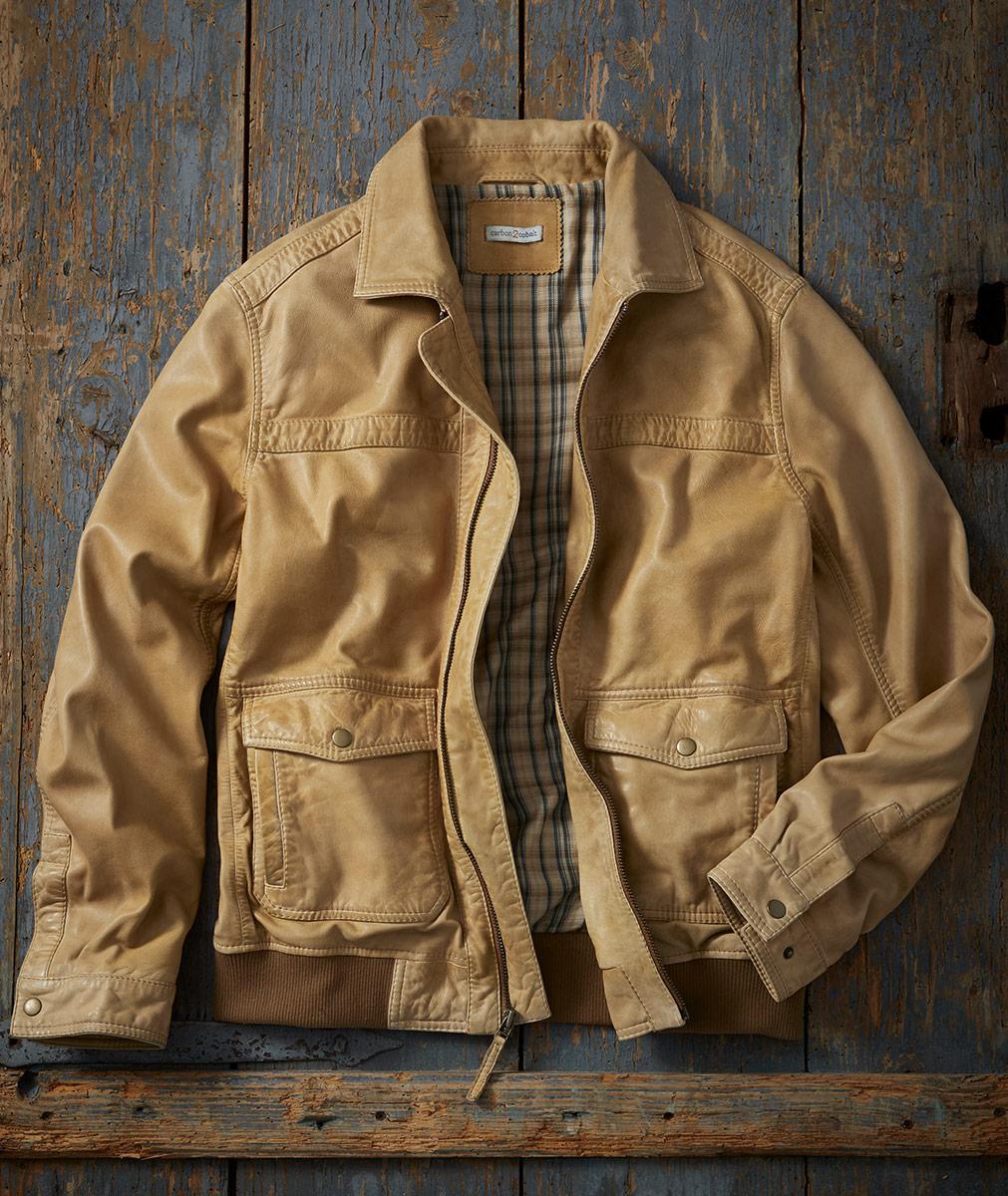 Men's Corollary Leather Bomber