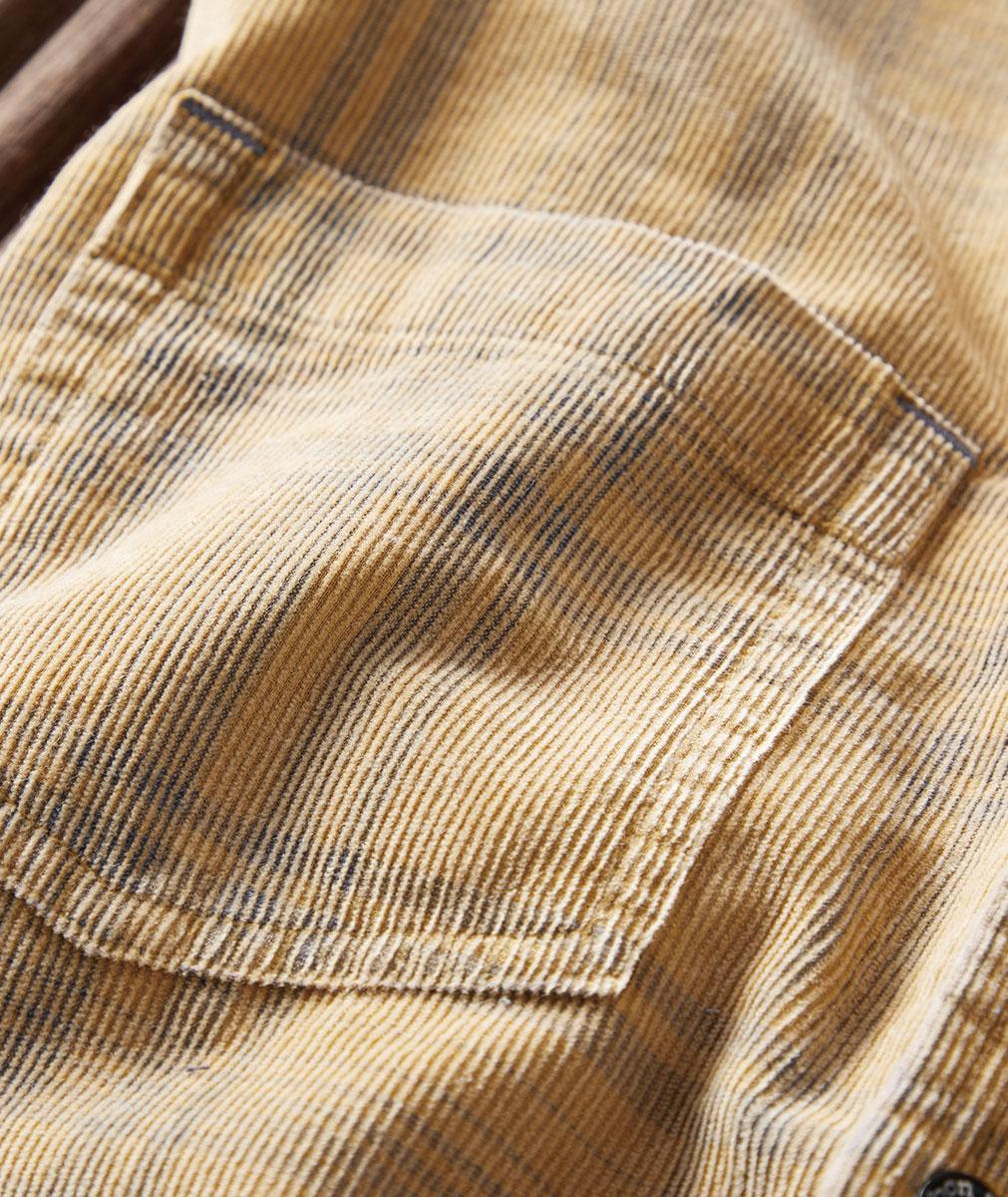 Men's Goldenrod Cord Shirt
