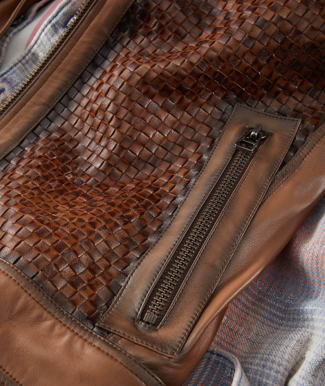 Casual Woven Zipper Vest
