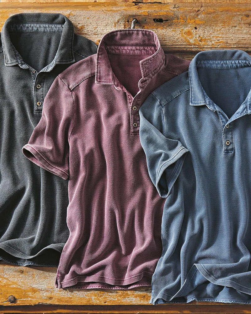 Men's Short Sleeve Patina Polo