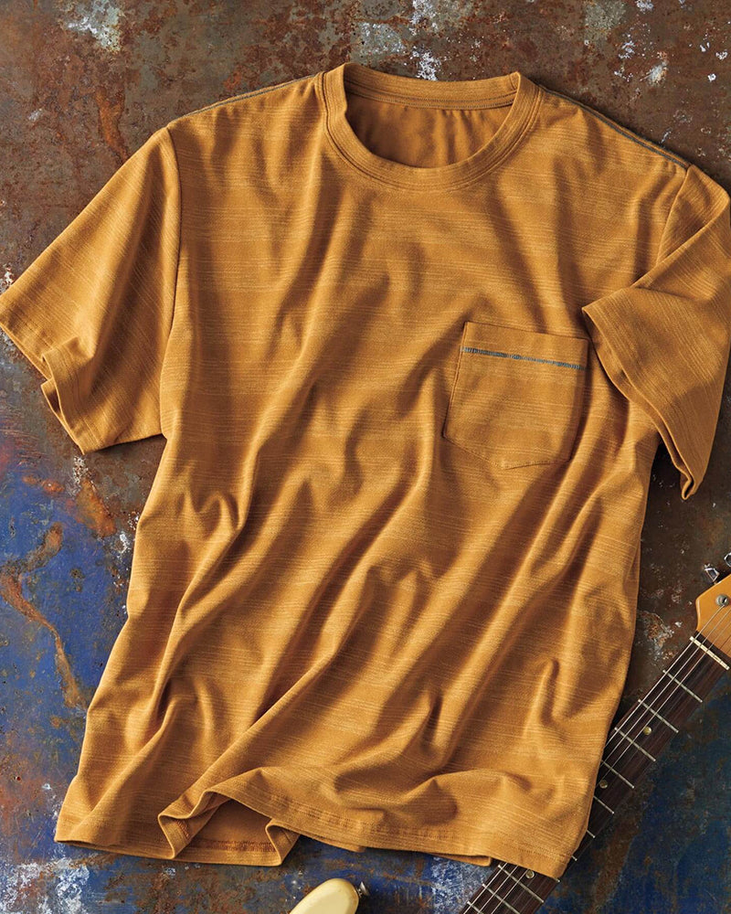 Gradient Print Pocket T-Shirt