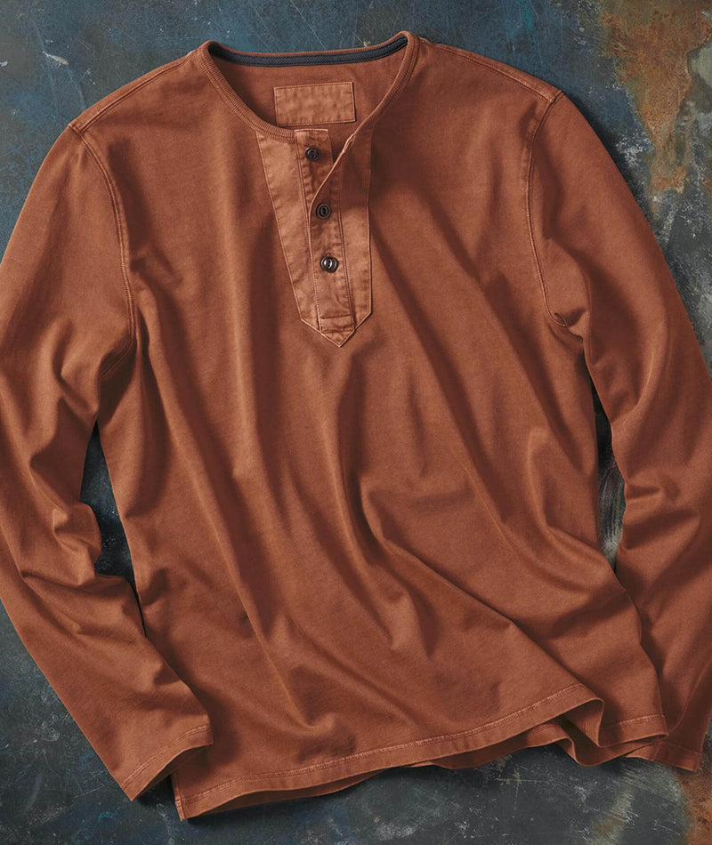 Long Sleeve Cotton Woven Trim Shirt