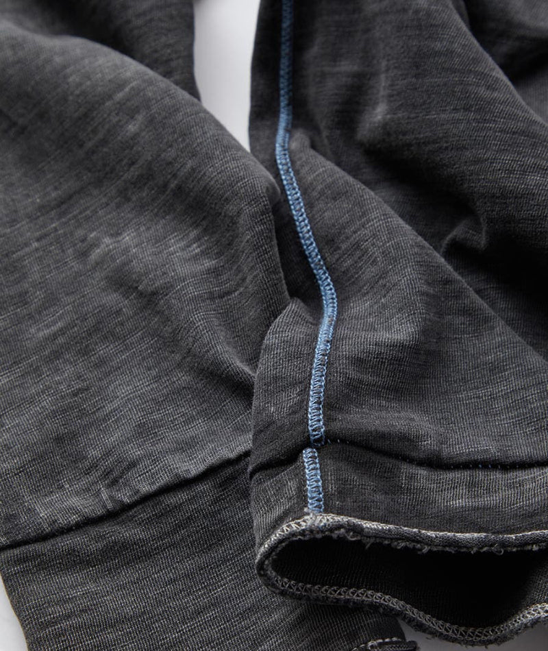 Long Sleeve Cotton Slub Snap Shirt