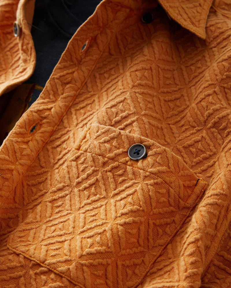 Diamond Jacquard Knit Shirt