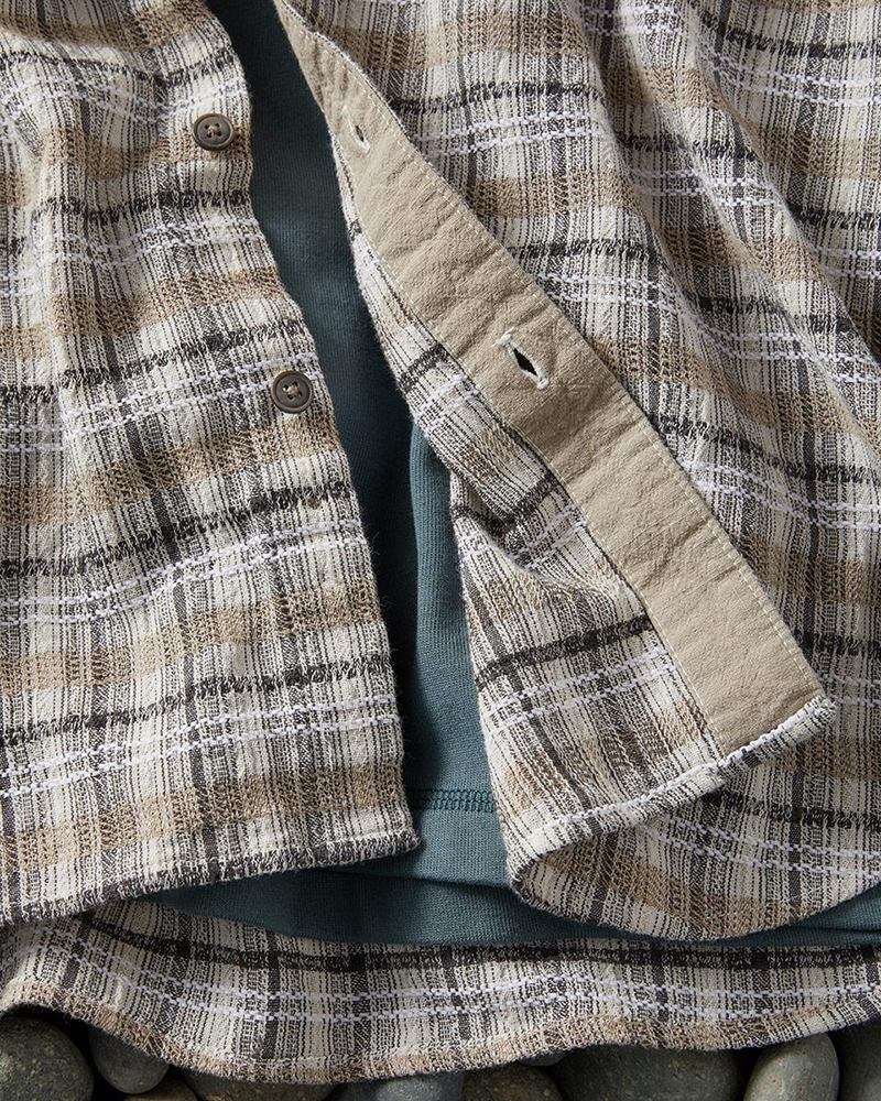 Men's Hazelnut Plaid Long Sleeve Shirt