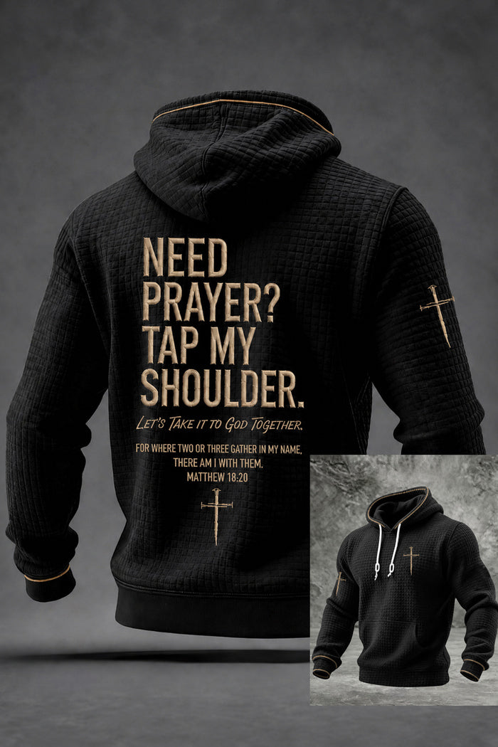 Tap My Shoulder Christian Hoodie