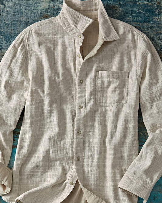 Men's Frieze Weave Casual Shirt
