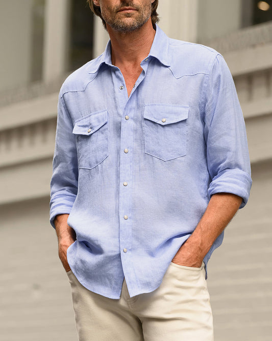 Men's Western Short Sleeve Shirt