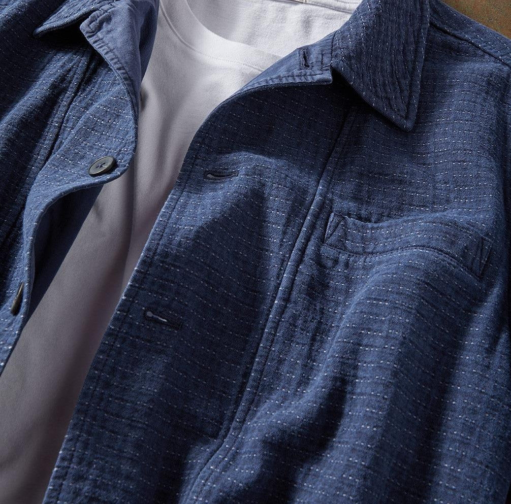 Men's Shibori Chore Coat