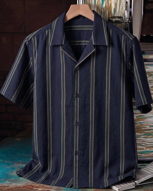 Multi Stripe Short Sleeve Shirt
