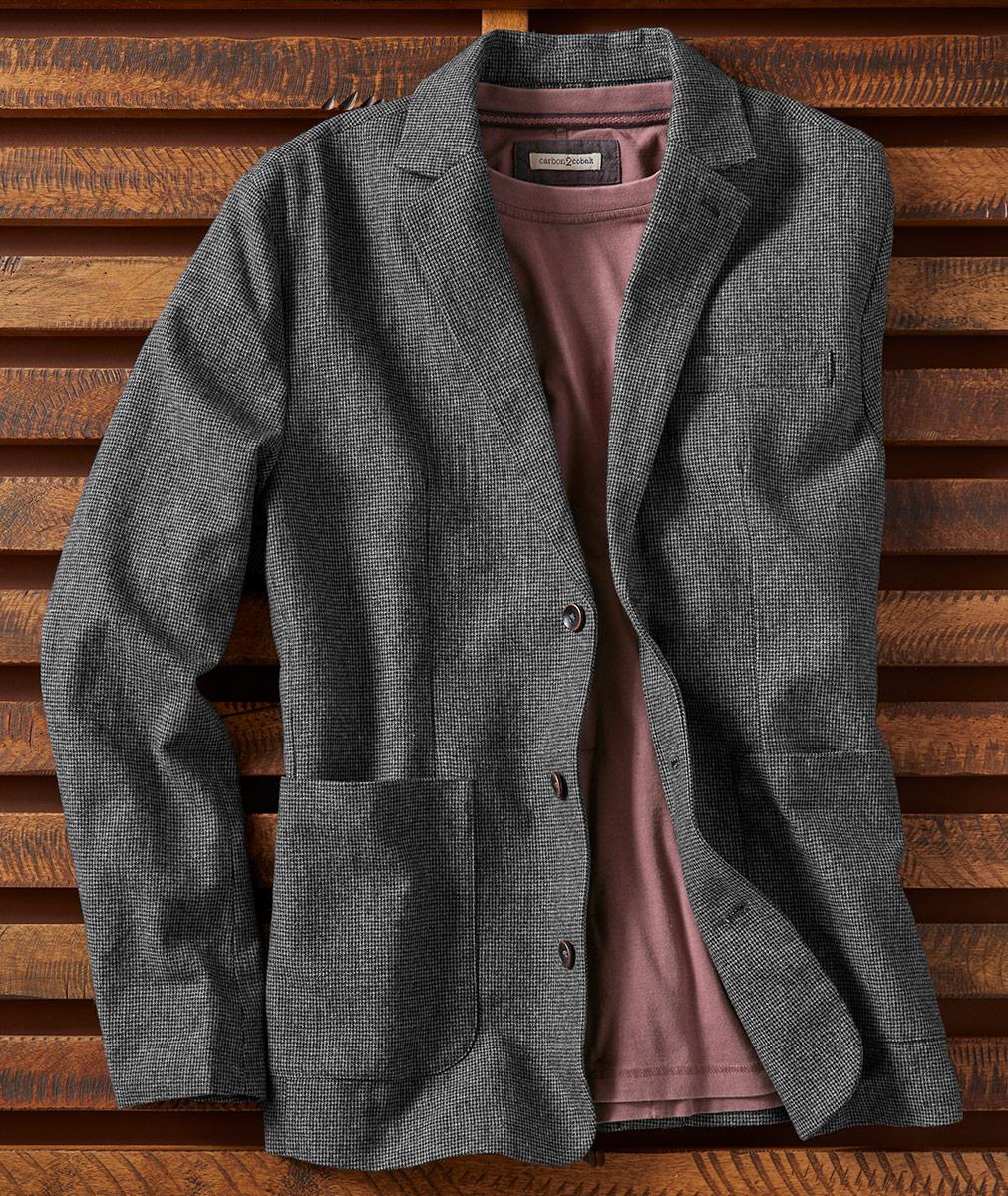 Casual Men's Houndstooth Blazer