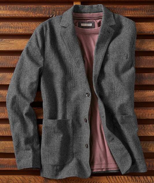 Casual Men's Houndstooth Blazer