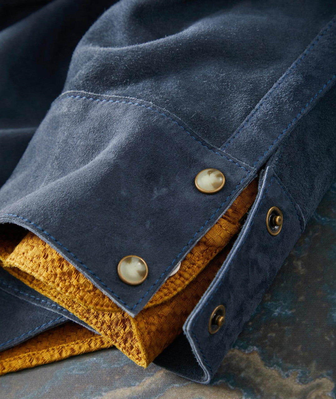 Goat Suede Leather Jacket Shirt