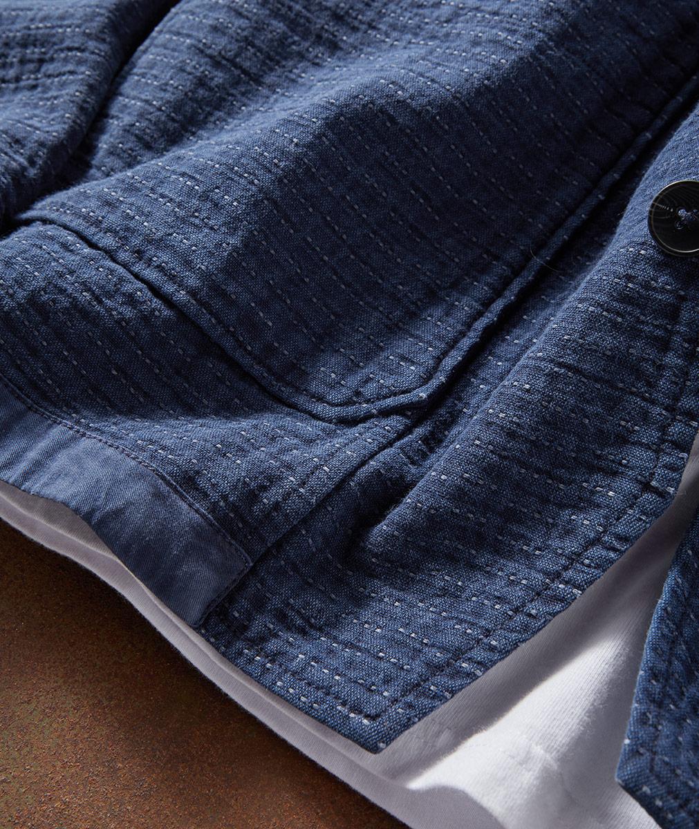 Men's Shibori Chore Coat