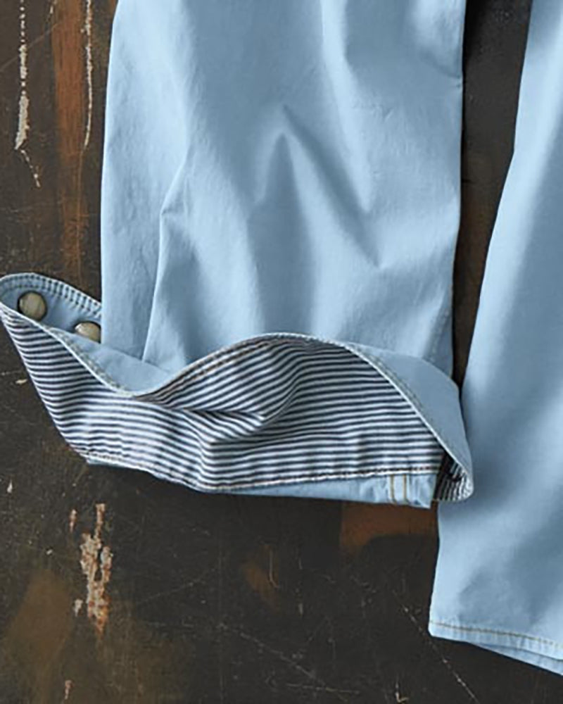Western Poplin Button Shirt