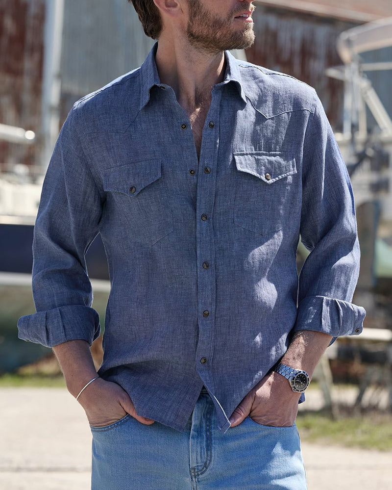 Men's Western Short Sleeve Shirt