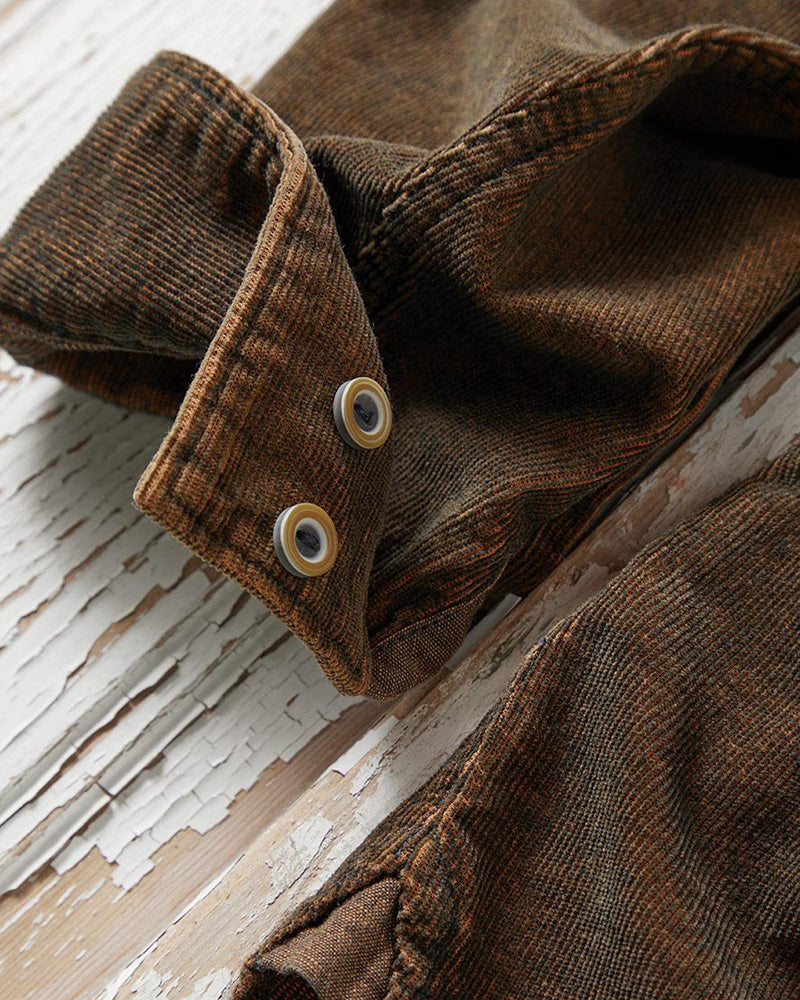 Men's Double Pocket Cord Shirt