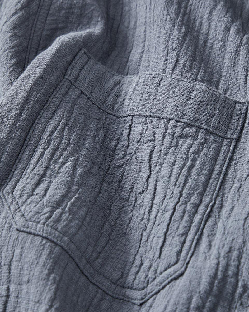 Men's Crinkled Detail Casual Shirt