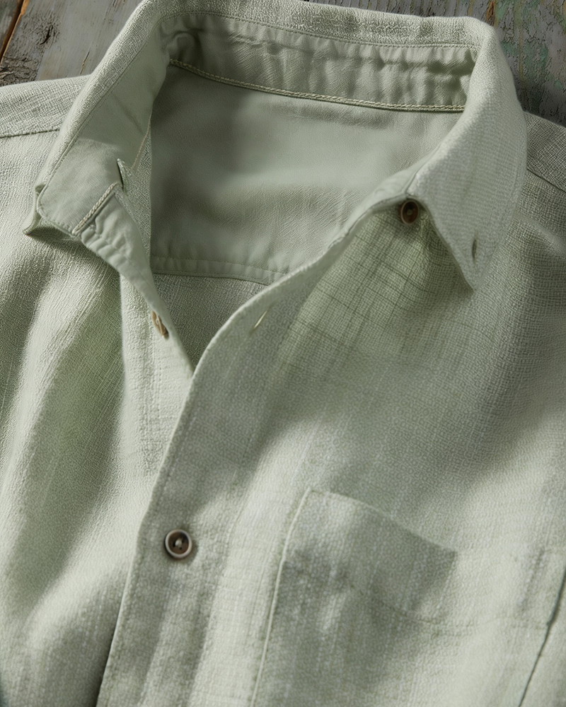 Men's Single Pocket Woven Shirt