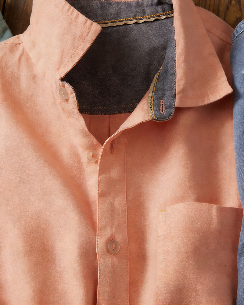 Men's Chest Pocket Button-Down Shirt