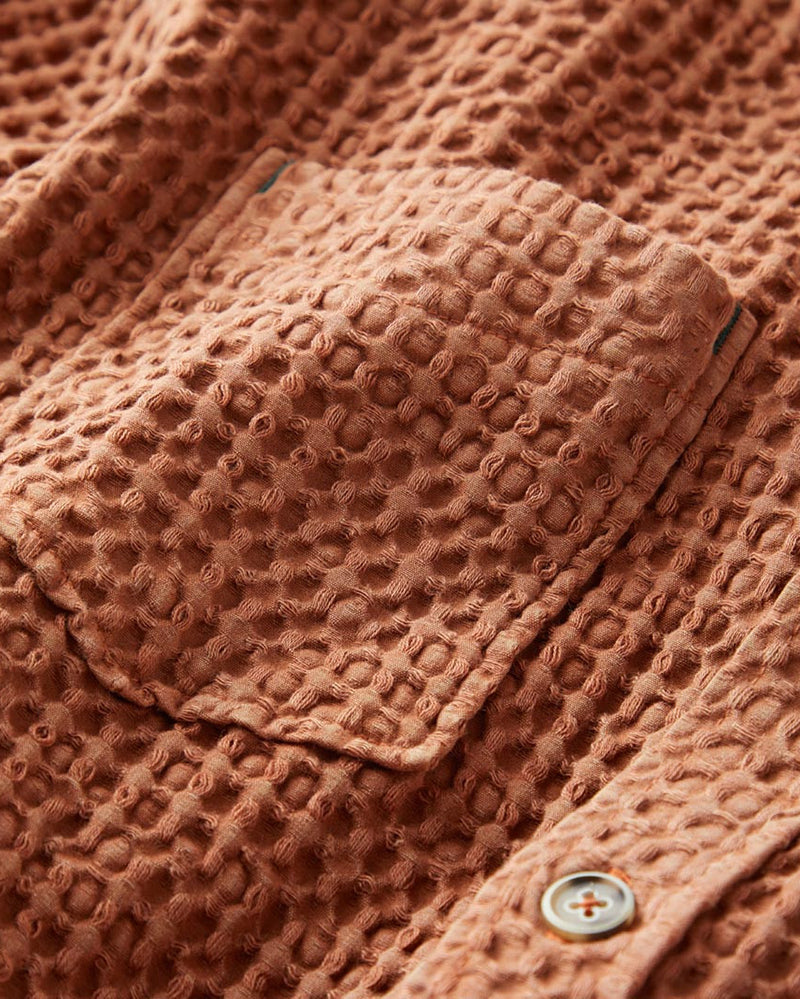 Waffle Weave Pocket Shirt