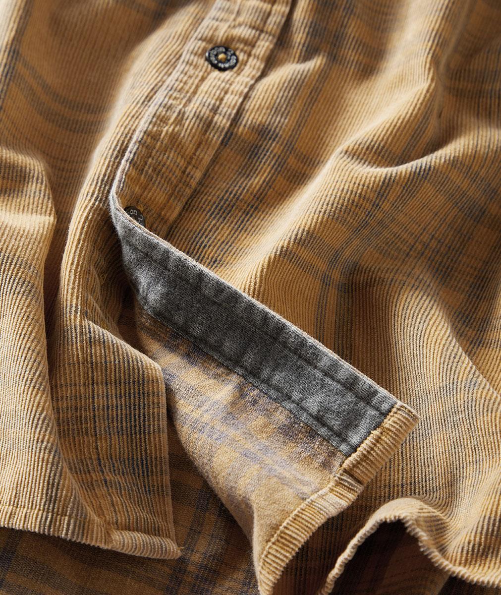 Men's Goldenrod Cord Shirt