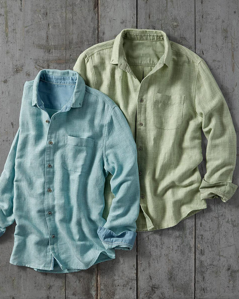 Men's Long Sleeve Button-Up Shirt