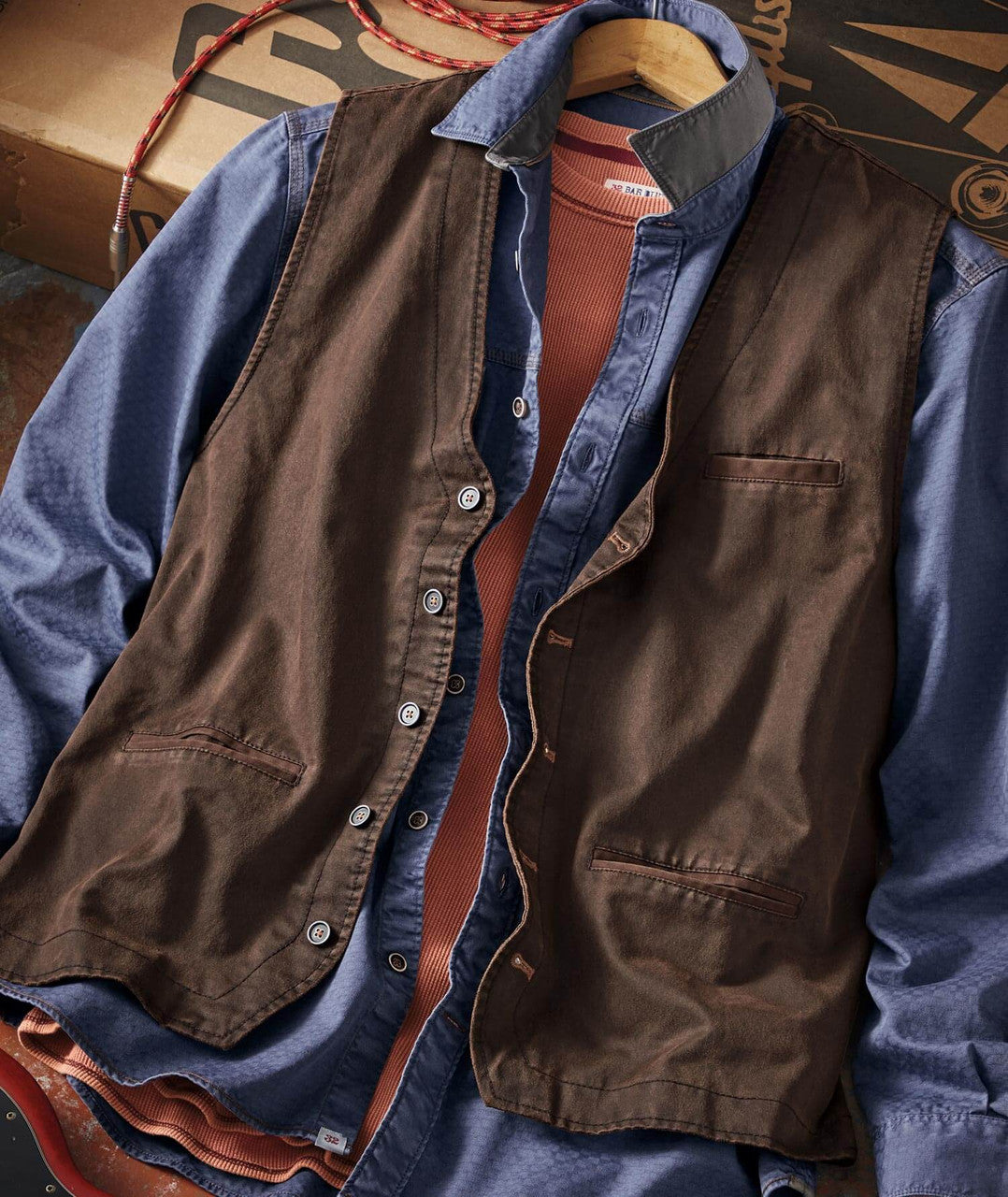 Casual Cotton Suede Vest