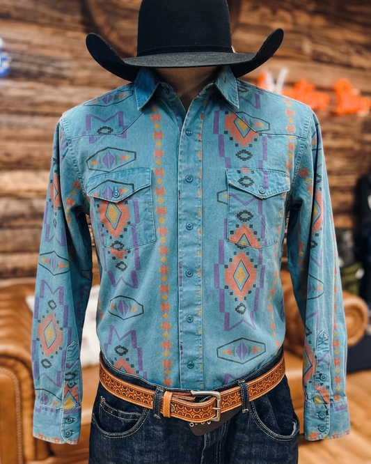 Multicolor Western Rodeo Shirt