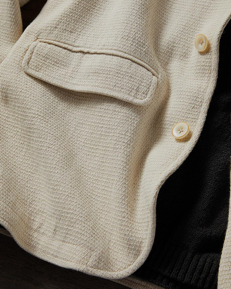 Three Button Patch Pocket Jacket