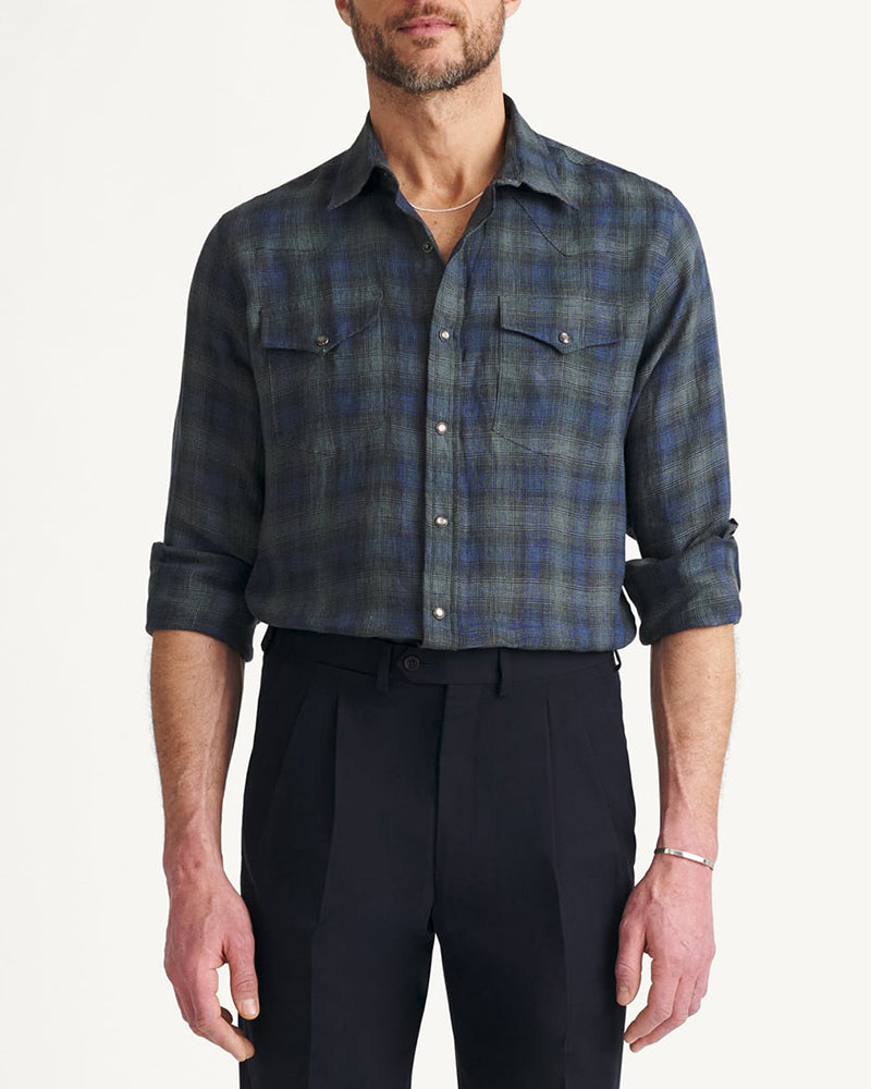 Men's Western Short Sleeve Shirt