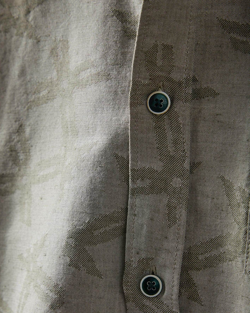 Long Sleeve Jacquard Pattern Shirt