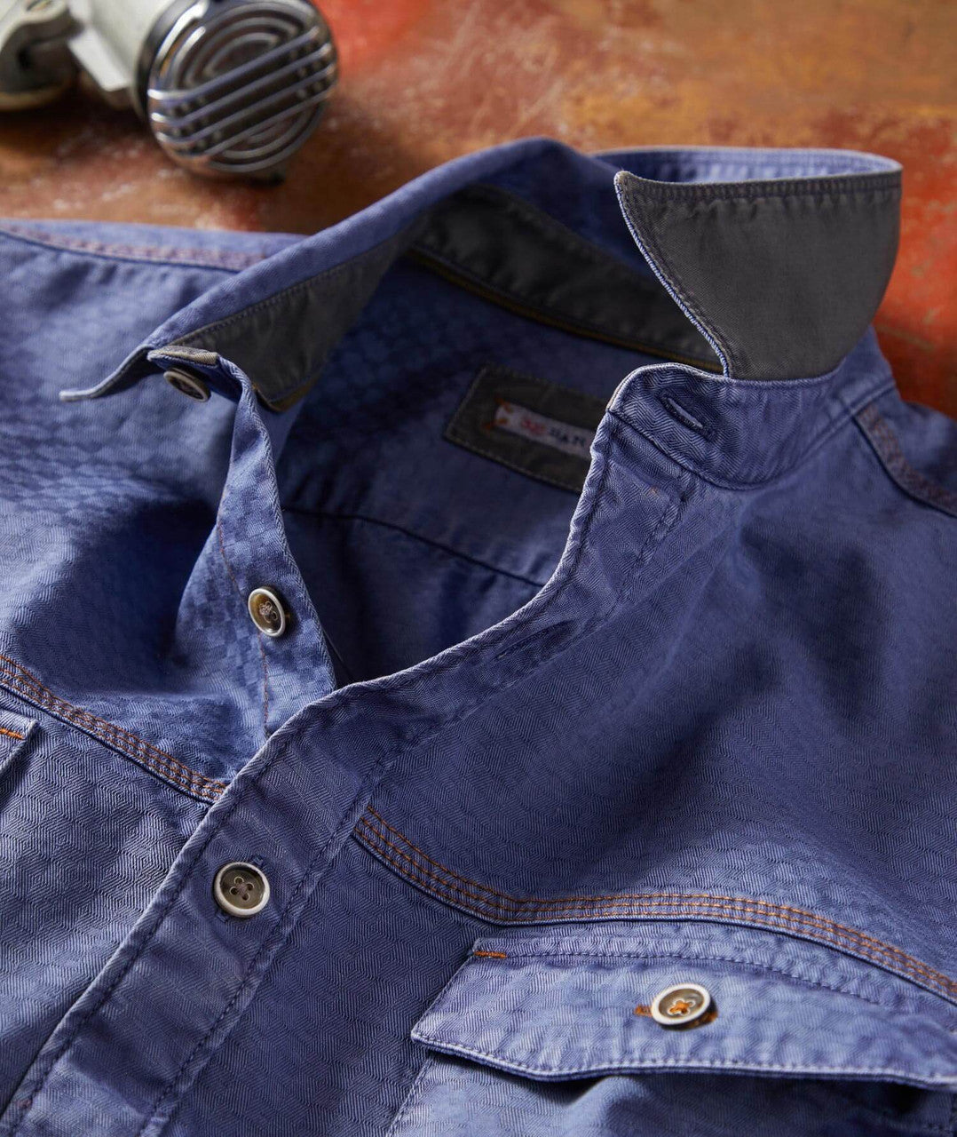 Casual Herringbone Check Shirt