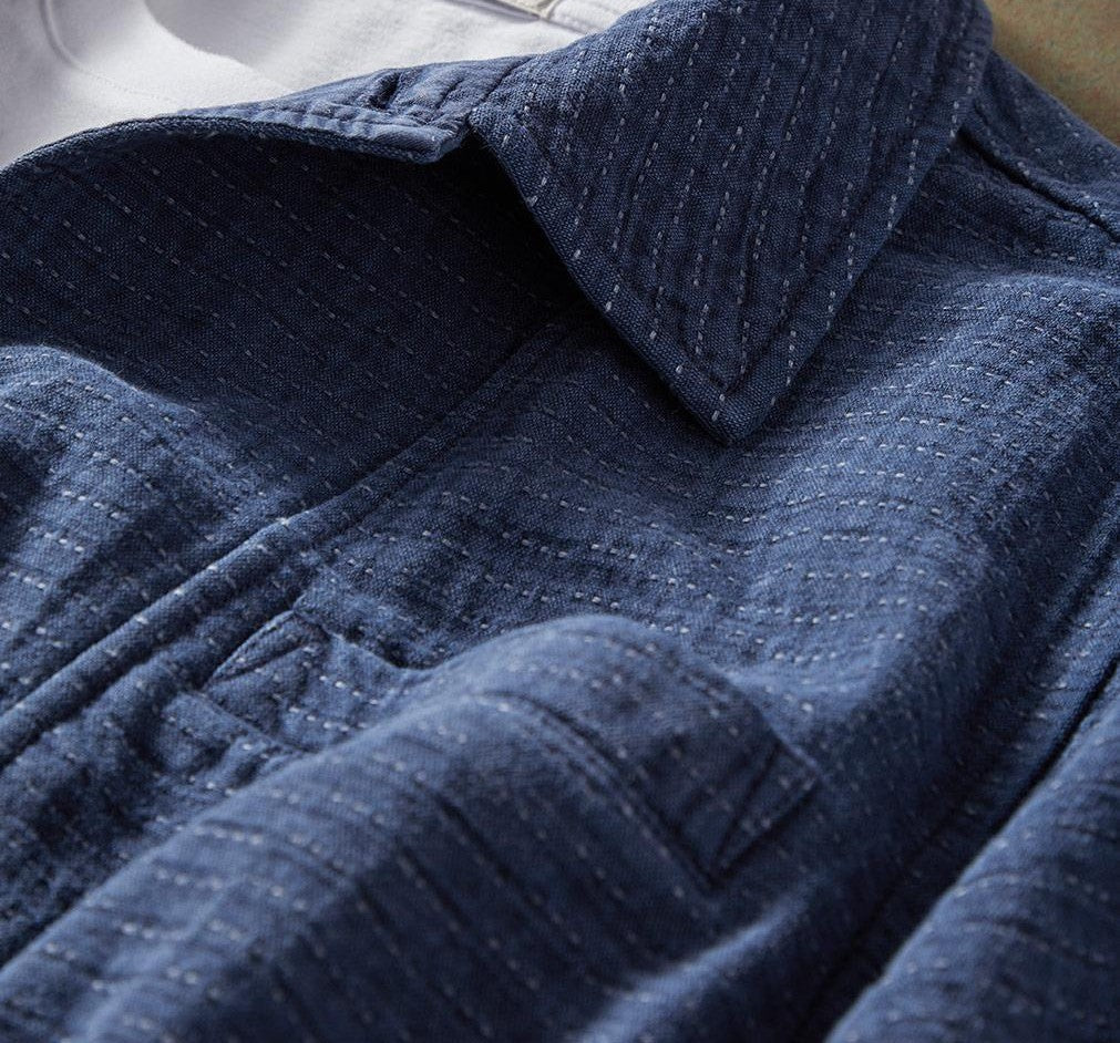 Men's Shibori Chore Coat
