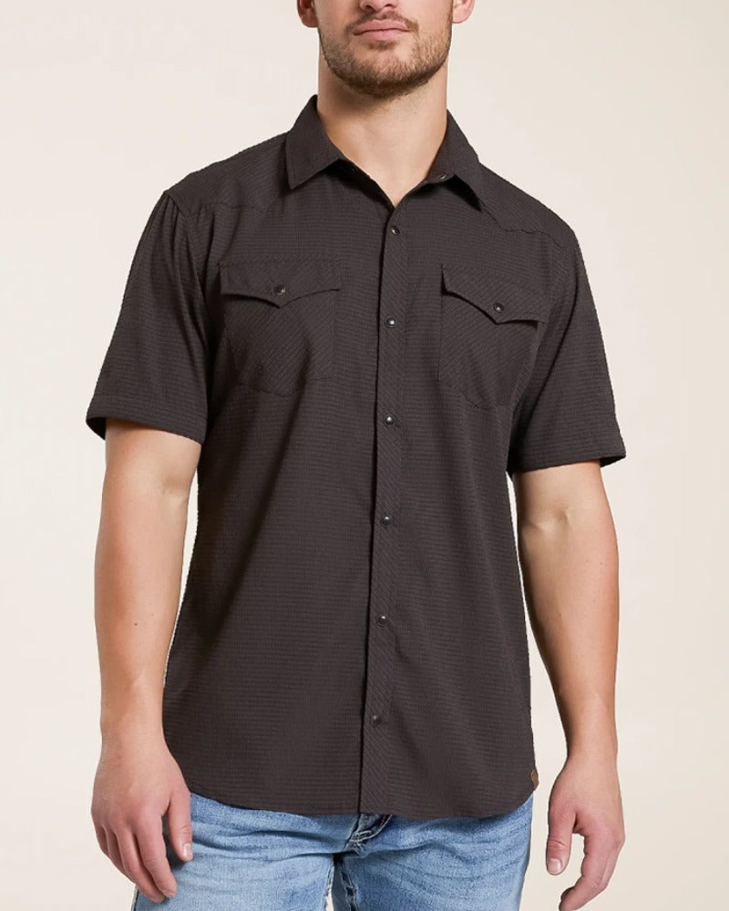 Men's Western Casual Short Sleeve Shirt