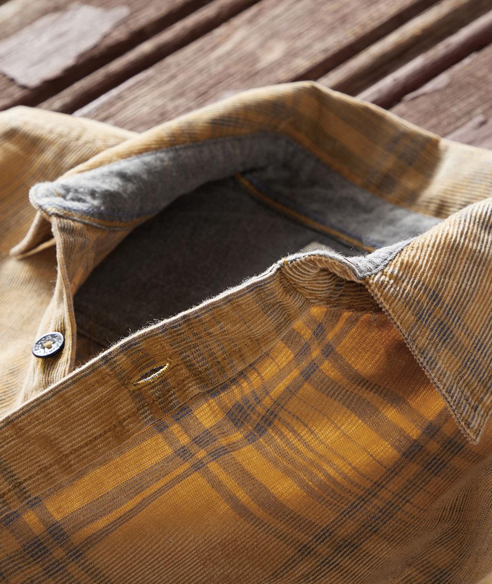 Men's Goldenrod Cord Shirt