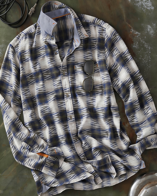 Long Sleeve Check Pattern Shirt